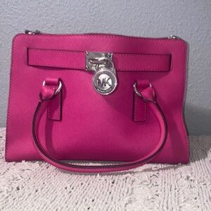 Pink Michael Khors purse